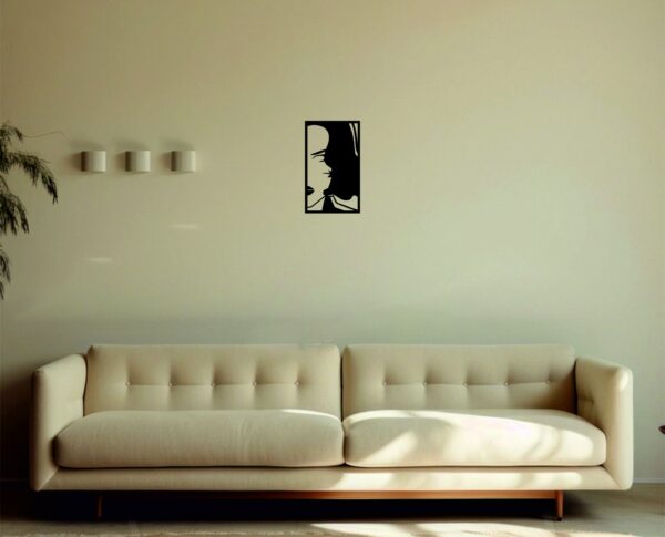 SSDECO.es | Cuadro Decorativo Mujer Maravilla - Arte en Madera Negro, 26x41 cm - Decoración Moderna para Salón, Dormitorio y Oficina (copia)